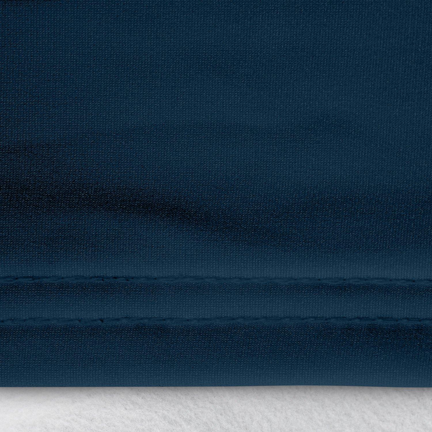 satin stretch navy blue car cover double stitching